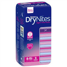 Huggies Drynites Girl 9S 8-15Yr